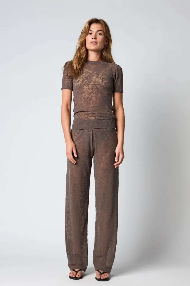 Hype The Detail - Lace Pant 852-21 - 2 - Brun