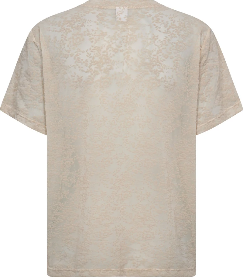 Hype The Detail - Lace Tee Oversiz 852-25 - 3 - Powder