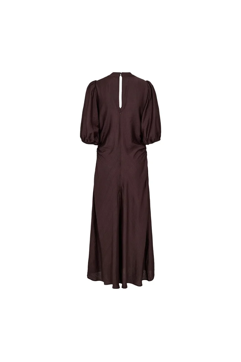 Co´Couture - Heracc Ss Puff Dress 46093 - 145 - Dark Brown