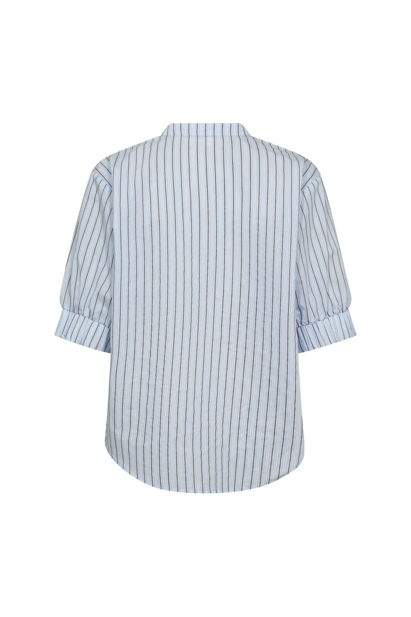 Co´Couture - Felinecc Ss Shirt 45186 - 23 - Pale Blue