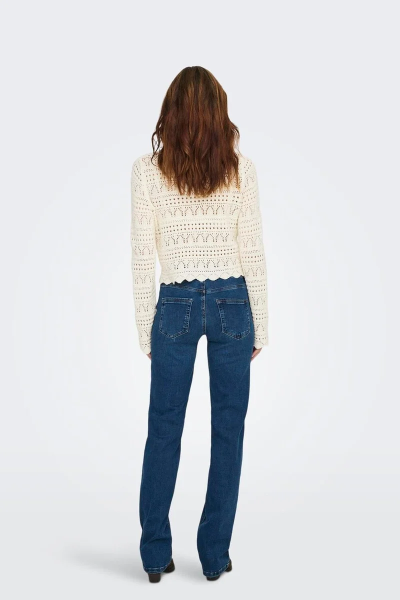 Only - Onlelke Life Ls Pullover Knt - 4901575 Birch