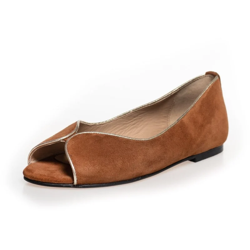 Copenhagen Shoes - Like A Melody-Suede CS8361 - 0241 - Cognac