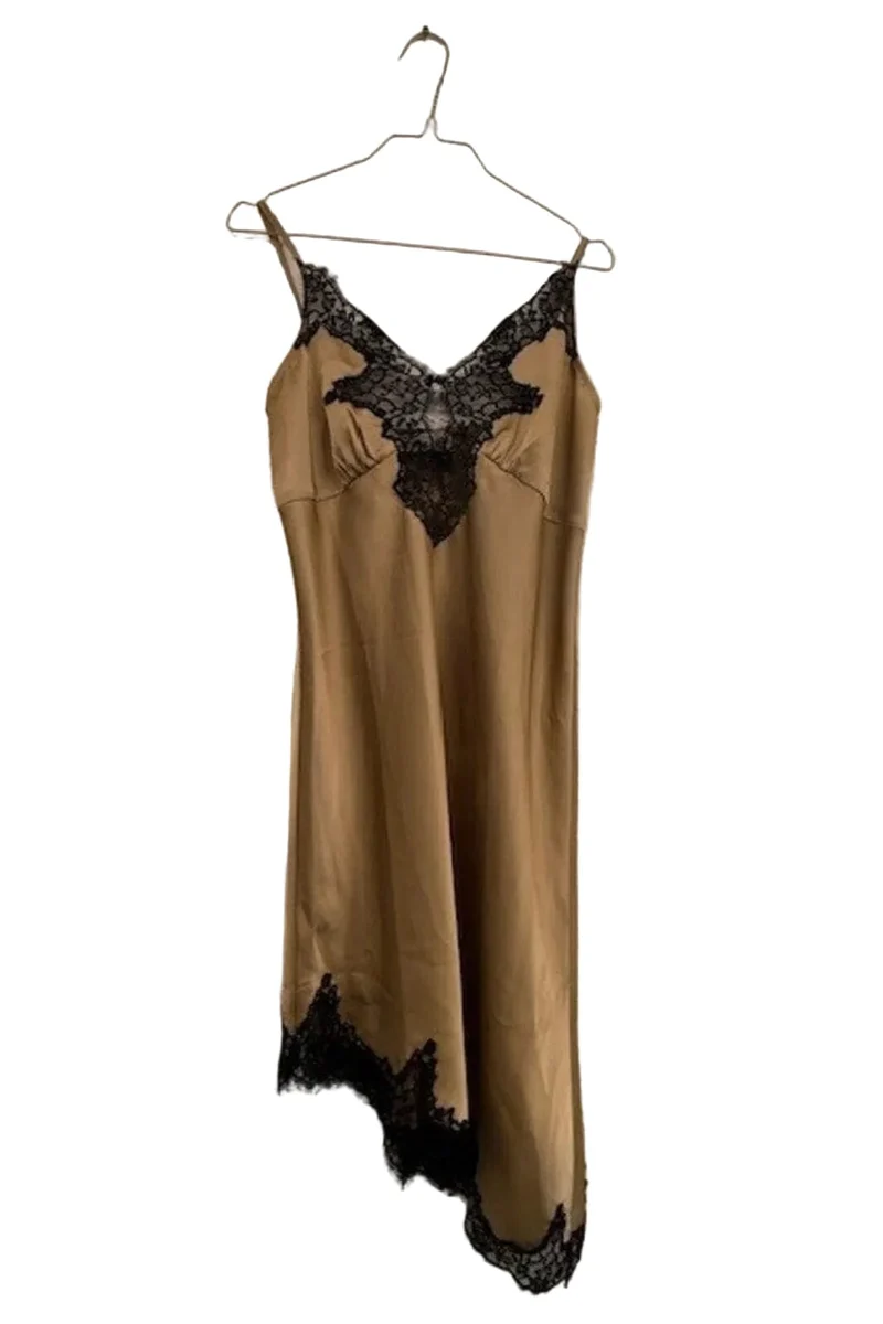 Haute L'Amitié - Vivian Asym Lingerie Dress HL10723 - Beige