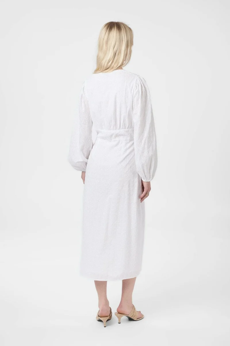 Neo Noir - Alto Embroidery Dress 166017 - 120 - White