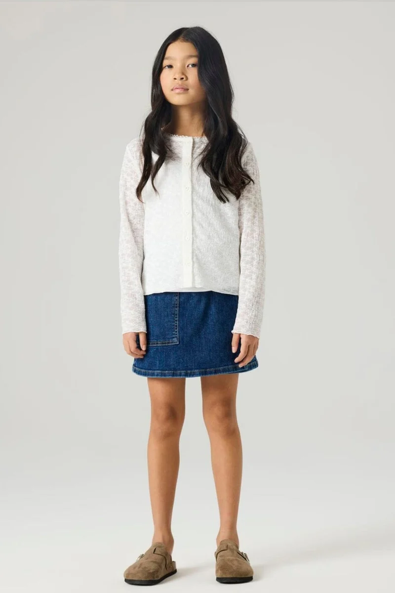 Name It - Nkfmabel Skirt 2201-Md - 5120099 Medium Blue Denim
