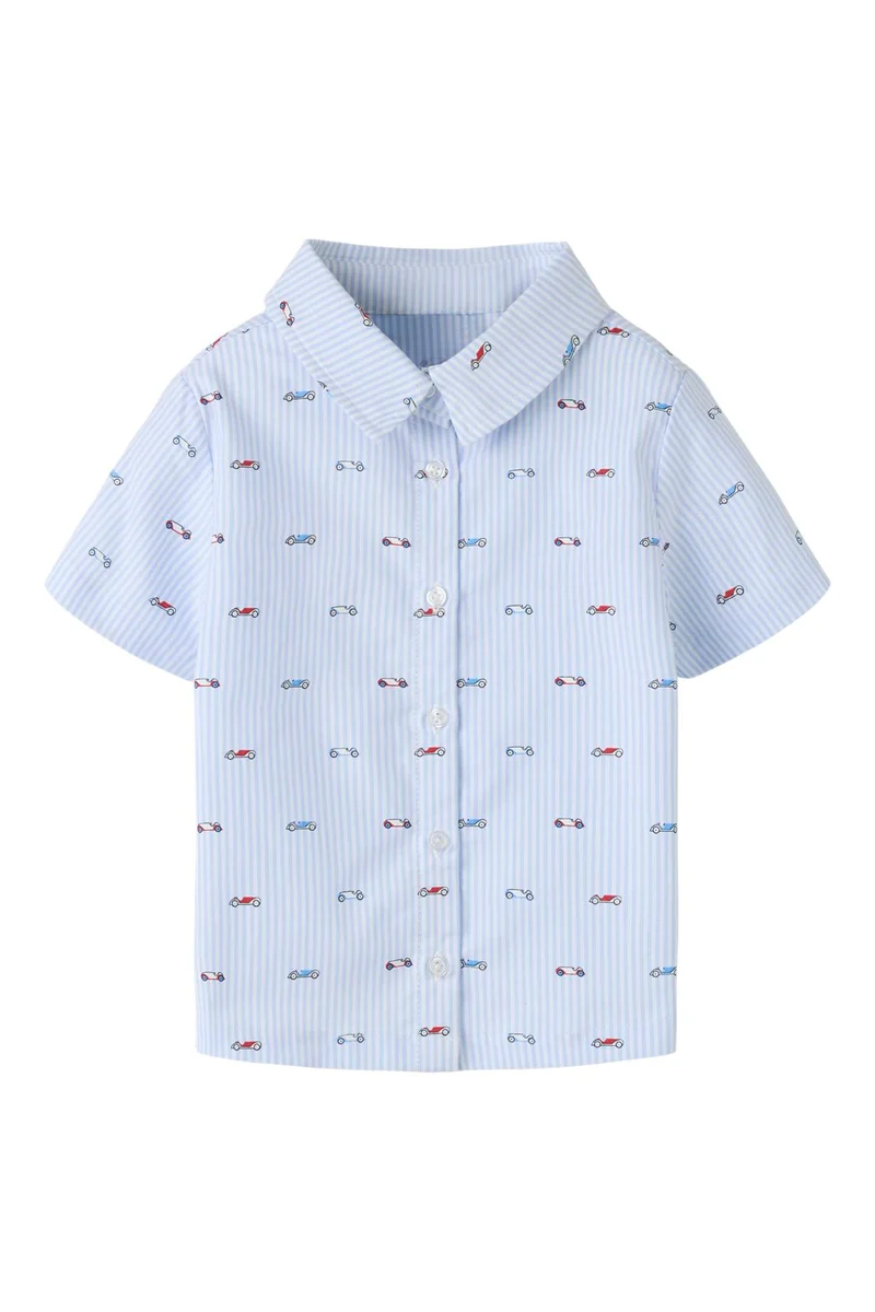 Name It - Nmmfrakkan Ss Shirt - 5106066 Kentucky Blue