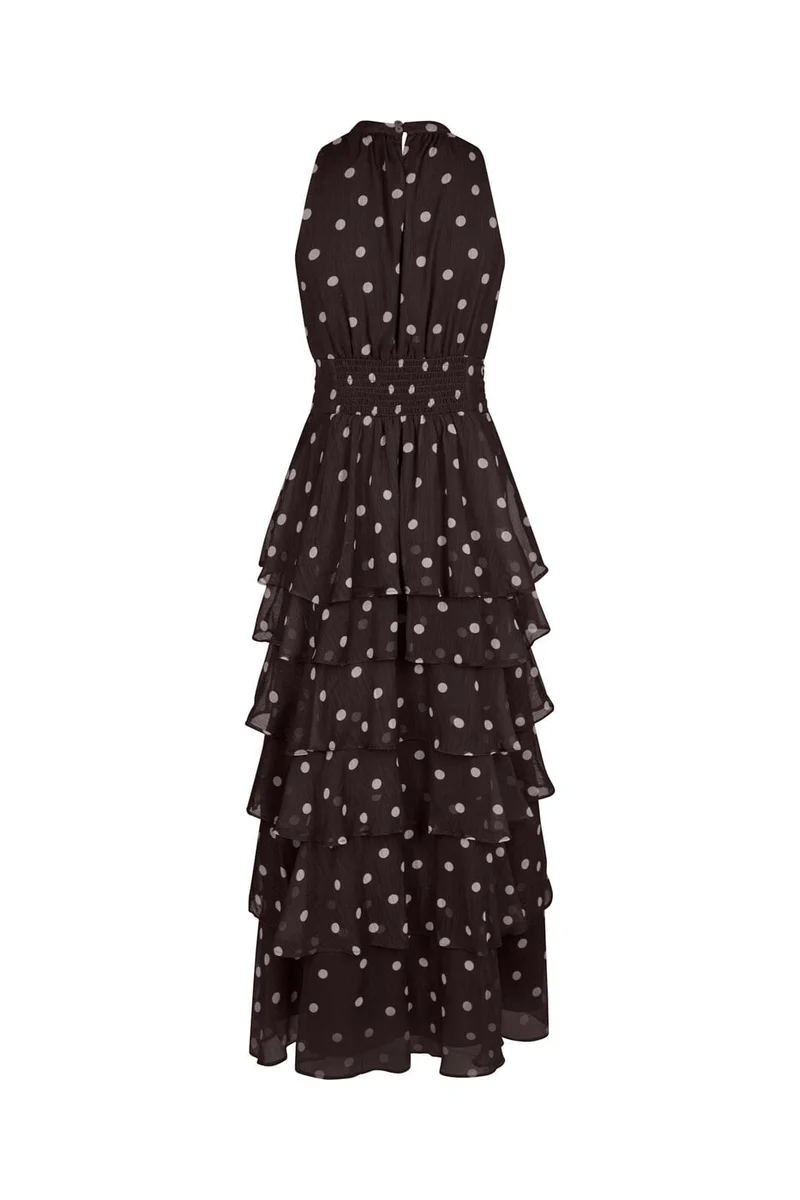 Neo Noir - Marli Big Dot Dress 167758 - 210 - Brown