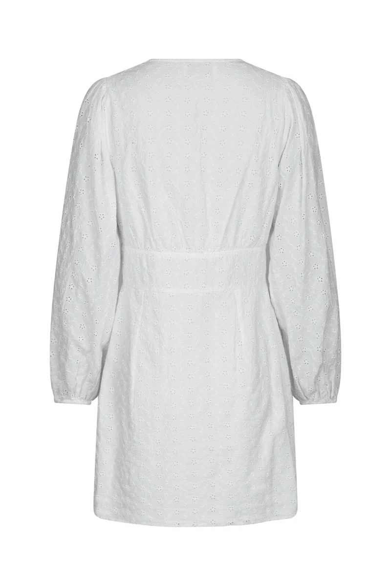 Neo Noir - Mabel Embroidery Dress 168428 - 120 - White