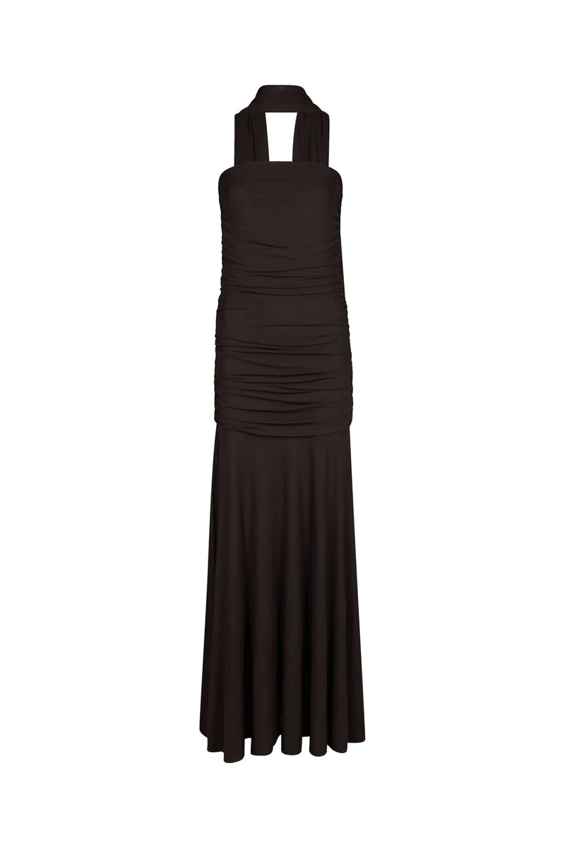 Neo Noir - Misi Mesh Dress 168437 - 210 - Brown