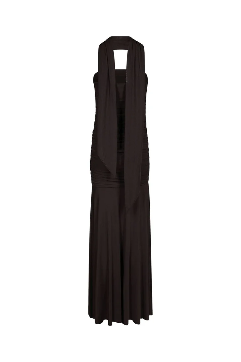 Neo Noir - Misi Mesh Dress 168437 - 210 - Brown