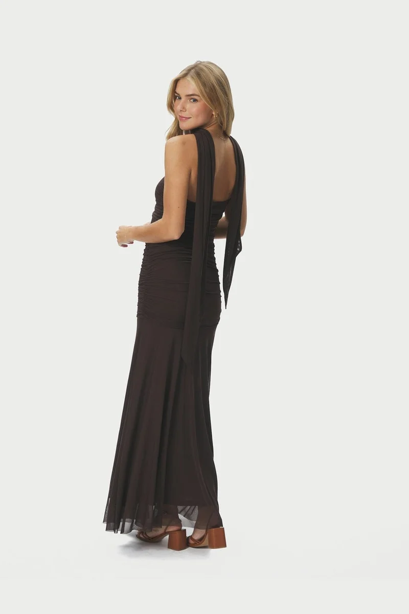 Neo Noir - Misi Mesh Dress 168437 - 210 - Brown