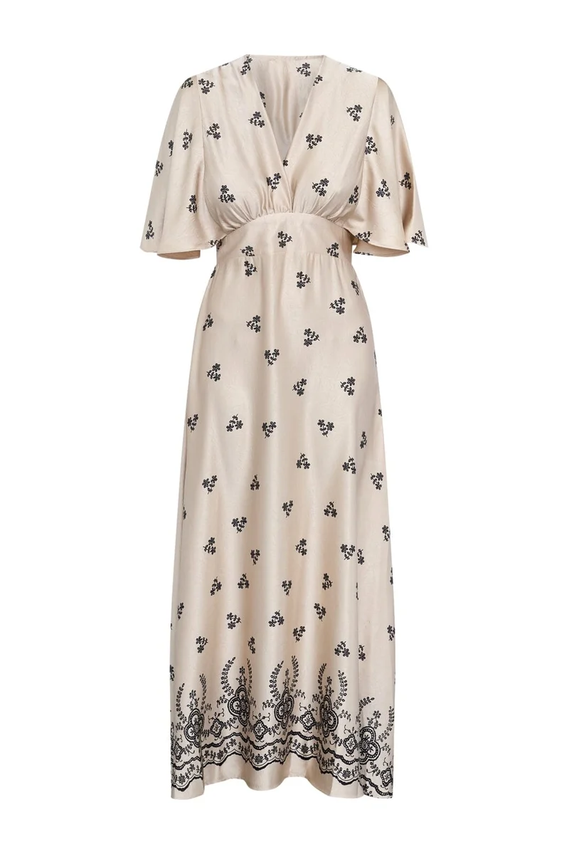 Sisters Point - Gisela-Dr24 19871 - 814 - Champagne/Black Flower
