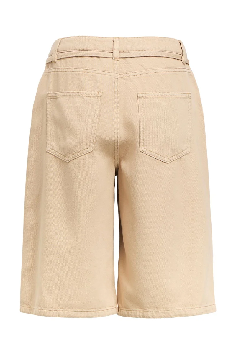 Object - Objrosie Lo Denim Long Shorts - 5043360 Humus