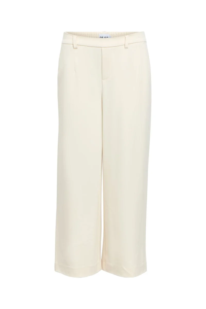 Object - Objlisa Cropped Wide Pant - 4996570 Sandshell