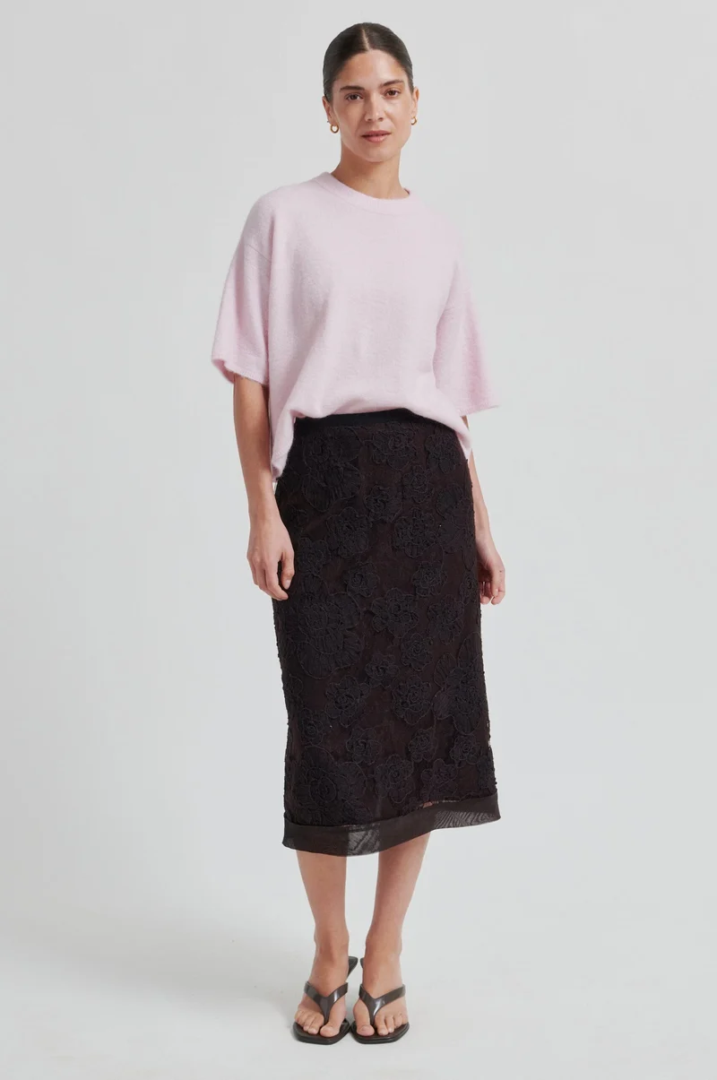 Second Female - Gabby Knit O-Neck 60543 - 9411 Pale Lilac