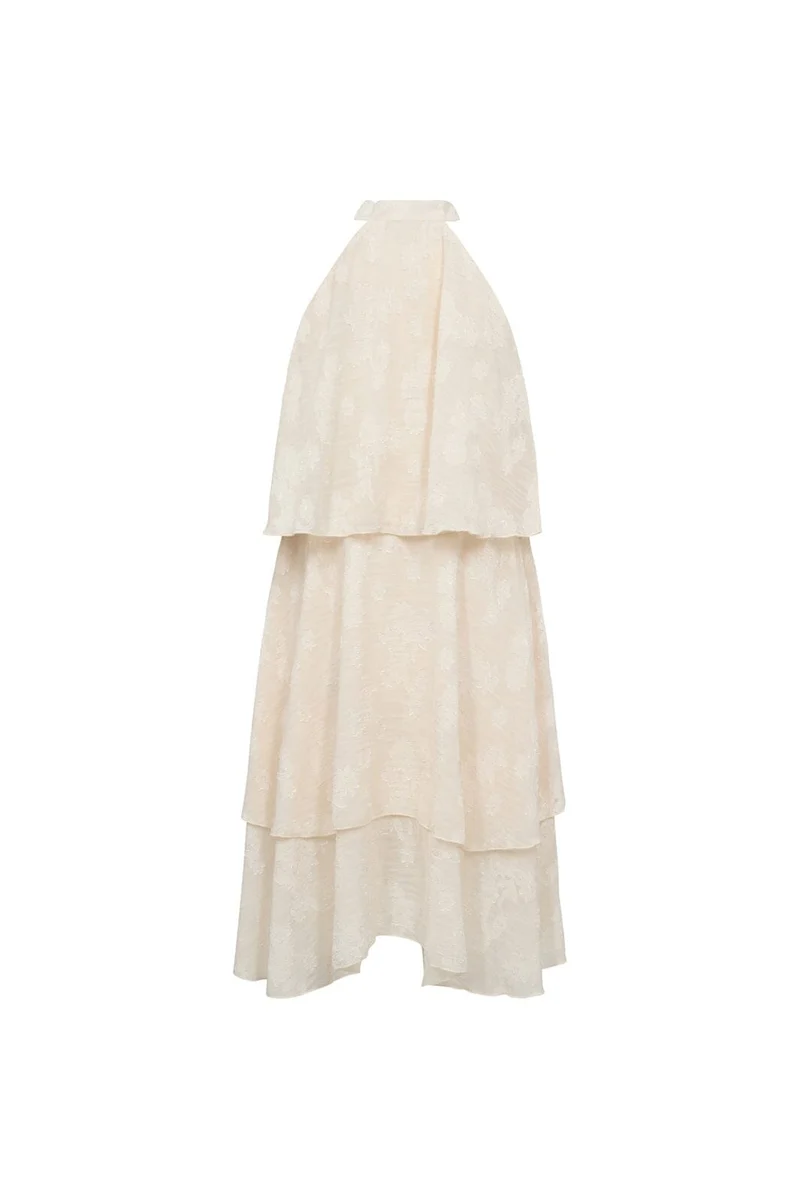 A-View - Demia Dress AV8048 - 003 - Light Sand