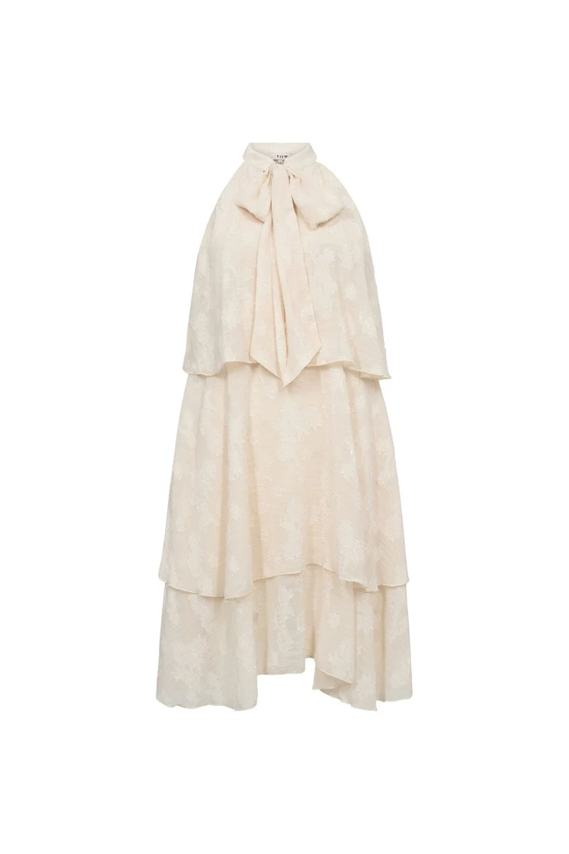 A-View - Demia Dress AV8048 - 003 - Light Sand