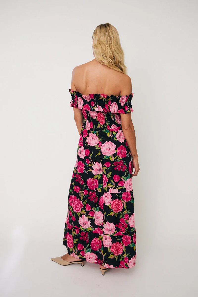 Cras - Capri Dress C672 - Floral Romance