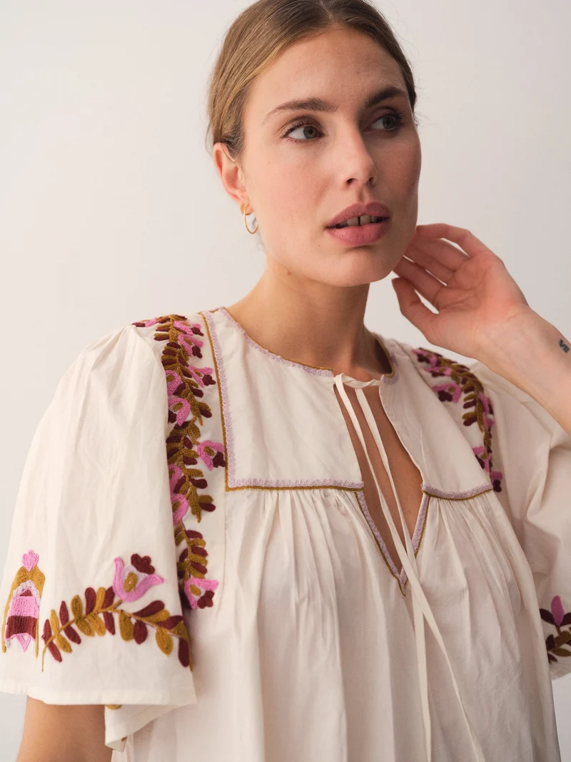 Gossia - Genago Dress G2868 - Off-White