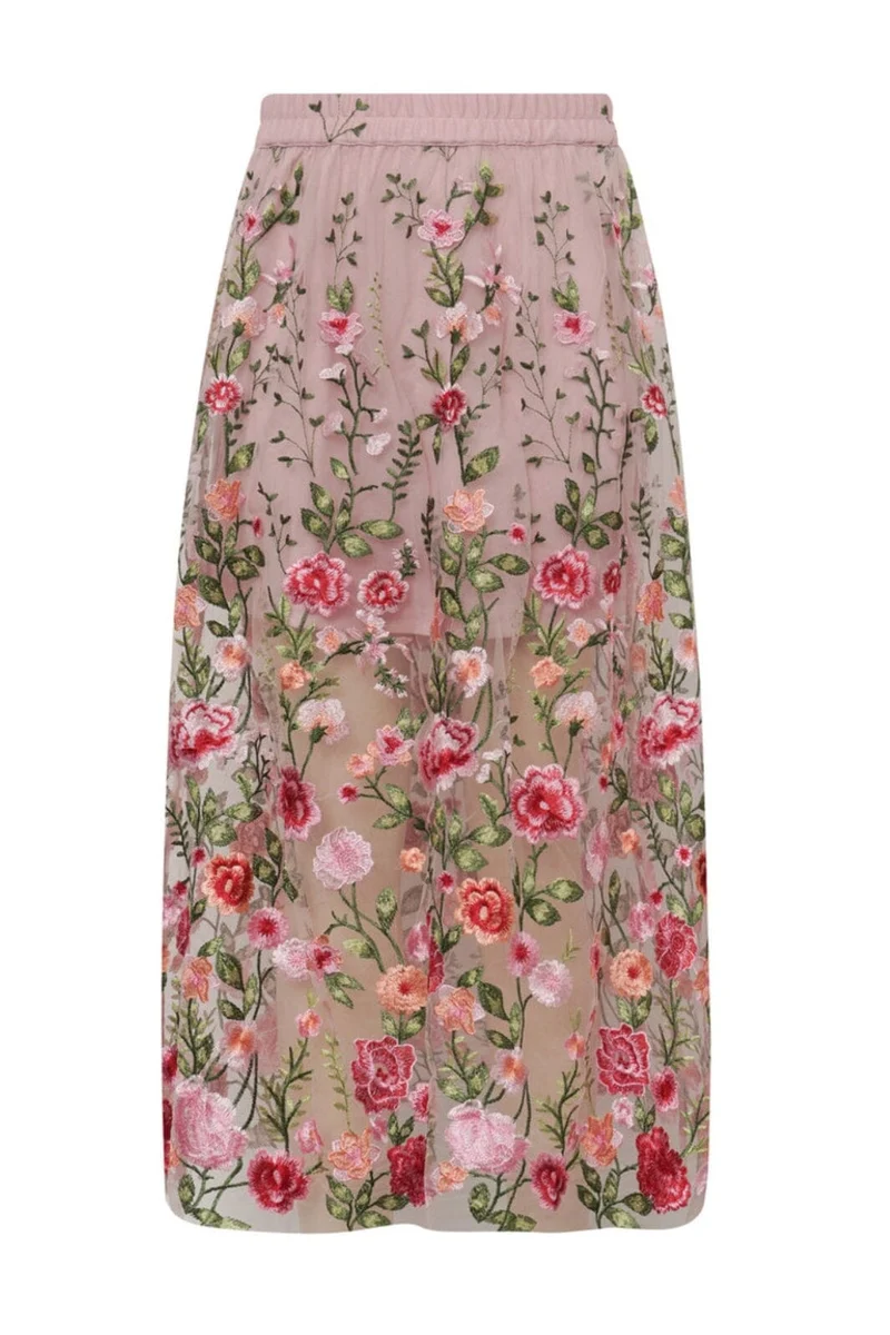 A-View - Fuschia Skirt AV4624 - 255 - Rose/Red