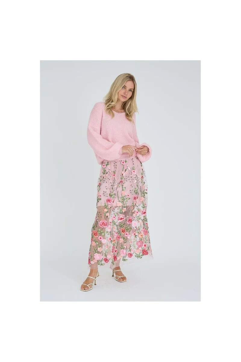A-View - Fuschia Skirt AV4624 - 255 - Rose/Red