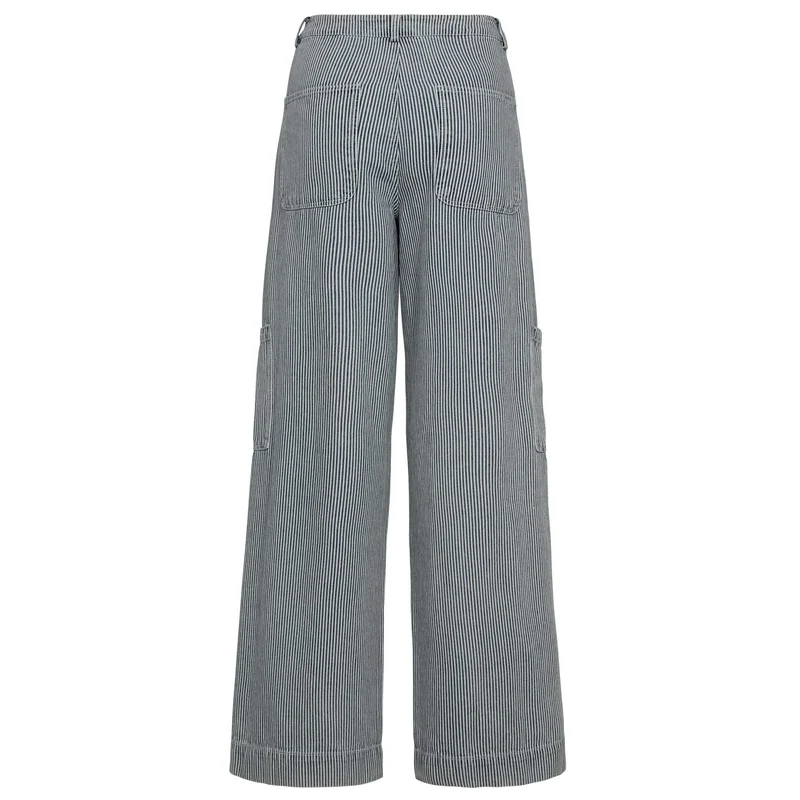 Gossia - Rosanngo Pants G2826 - Off-White Blue Striped
