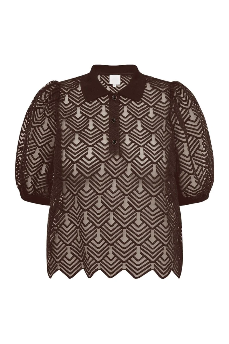 Gossia - Avago Polo Tee G2453 - Chocolate
