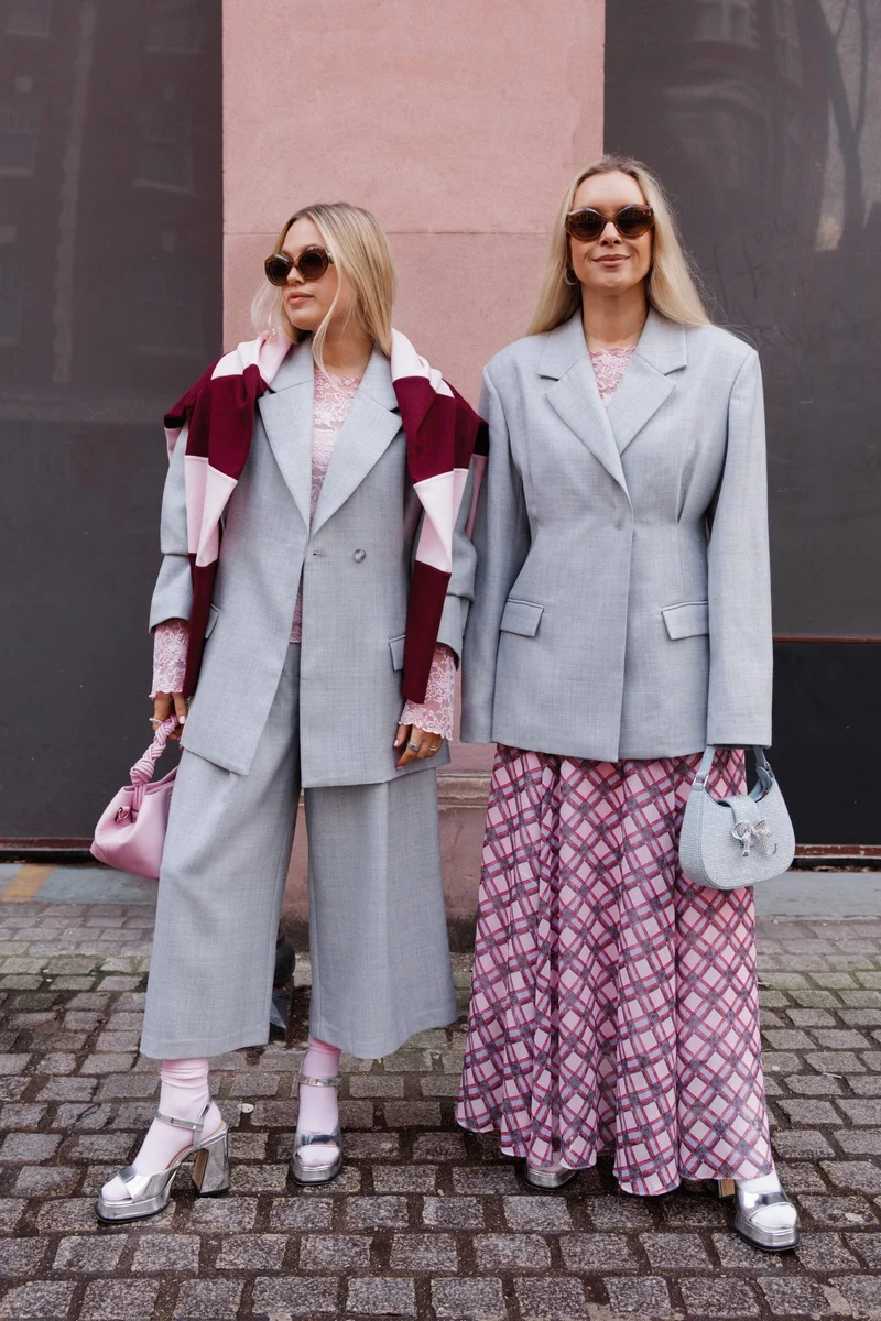 Cras x Olivia & Alice - Odelle Skirt C728 - Pink Check