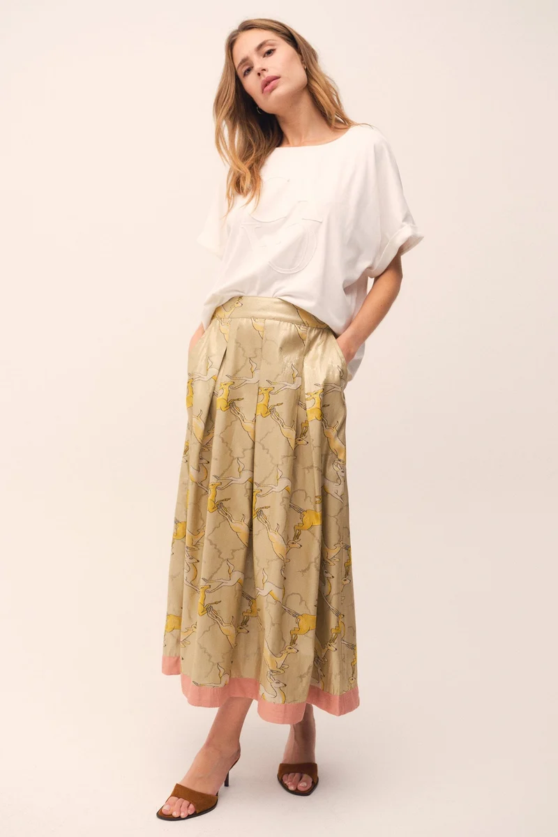 Gossia - Lovisago Jo Skirt G2892 - Soft Lemon Mix