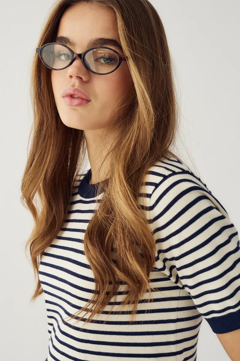 Noella - N-Muna Knit 16010001 - 1476 - Dannia Blue Stripe