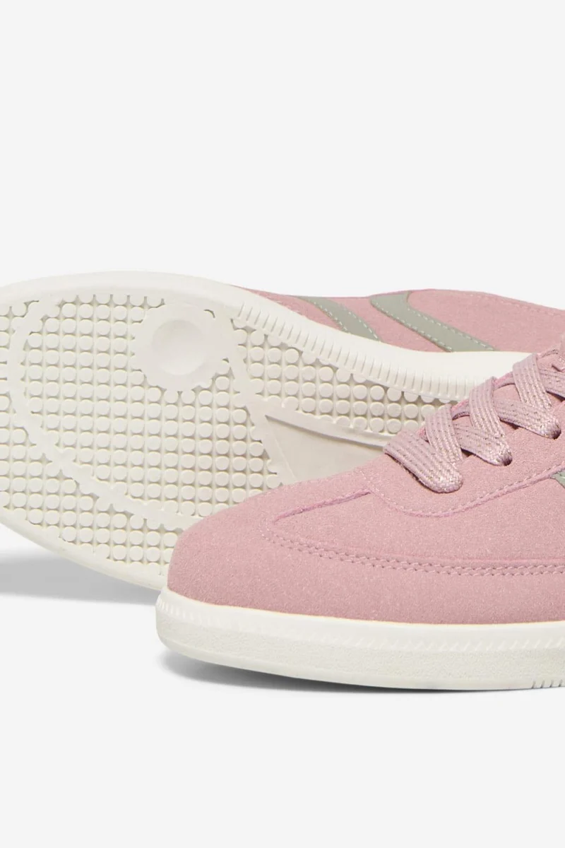 Only - Onllydie Pu Sneaker - 4985078 Misty Rose W Silver Sage & White Outsole