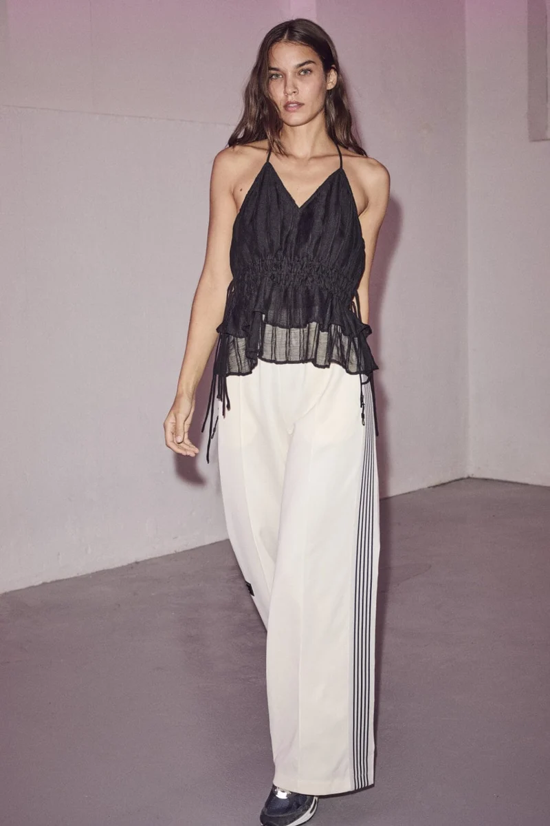 Haute L'Amitié - Baggy Track Pants HL10018 - Off-White