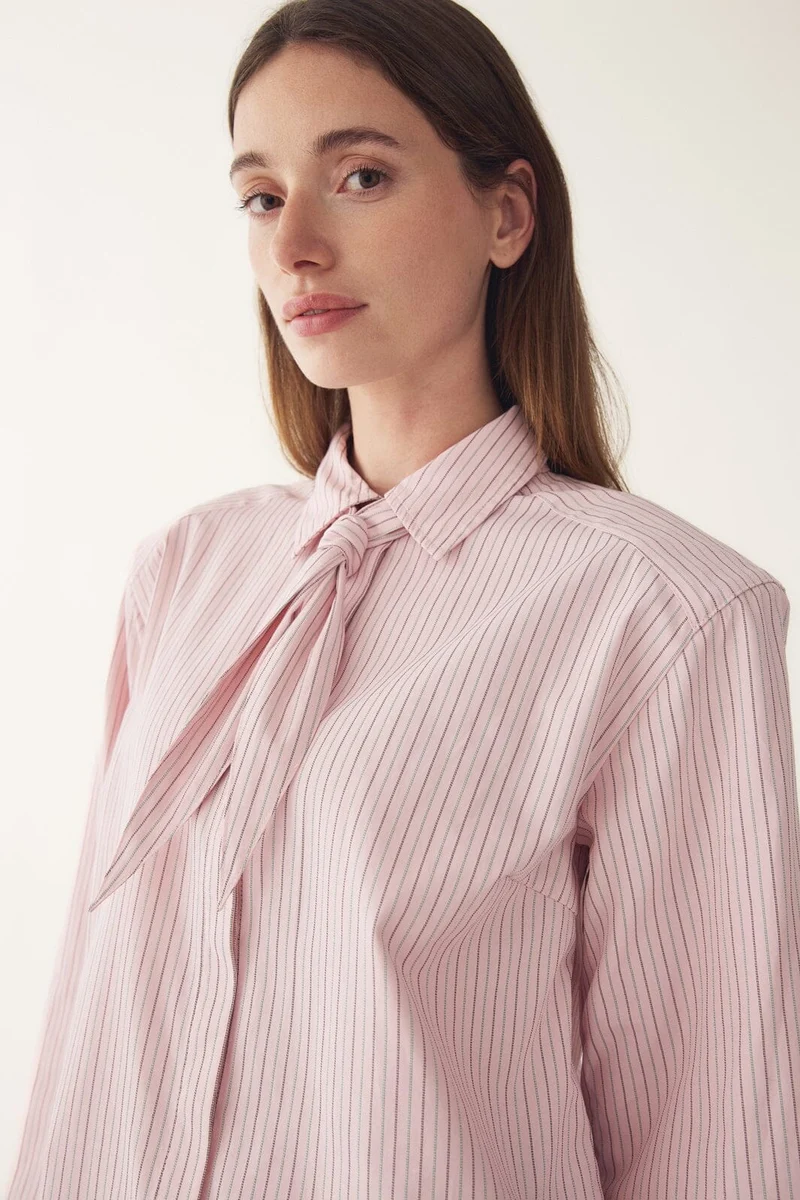 Noella - N-Myra Shirt 15360002 - 1440 - Donnie Blush Stripe