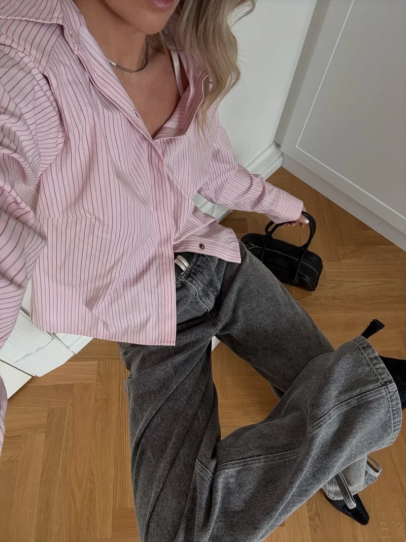 Noella - N-Myra Shirt 15360002 - 1440 - Donnie Blush Stripe