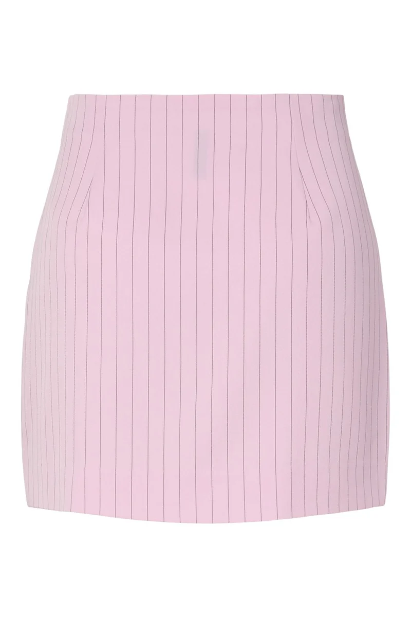 Pieces - Pcbellis Skirt - 4964385 Roseate Spoonbill White