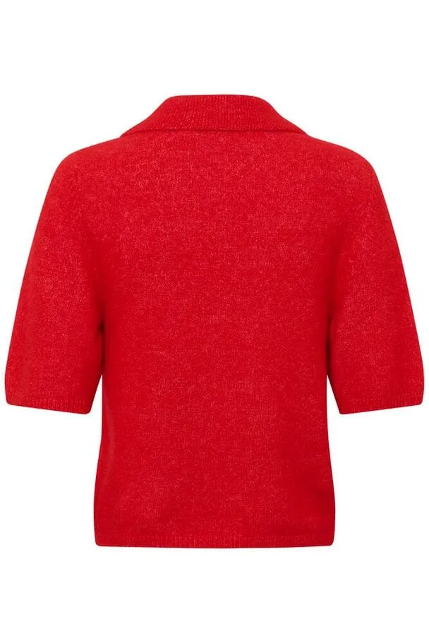 Gestuz - Gzalpha Ss Polo Pullover 10910852 - 109238 - Postbox Mélange