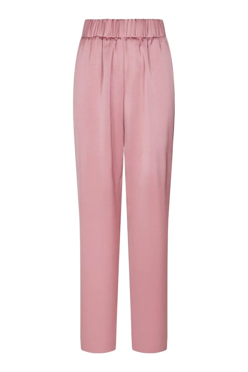 Valentin Studio - Comfy Pants Heavy Satin 167383 - 823 - Evening Rose