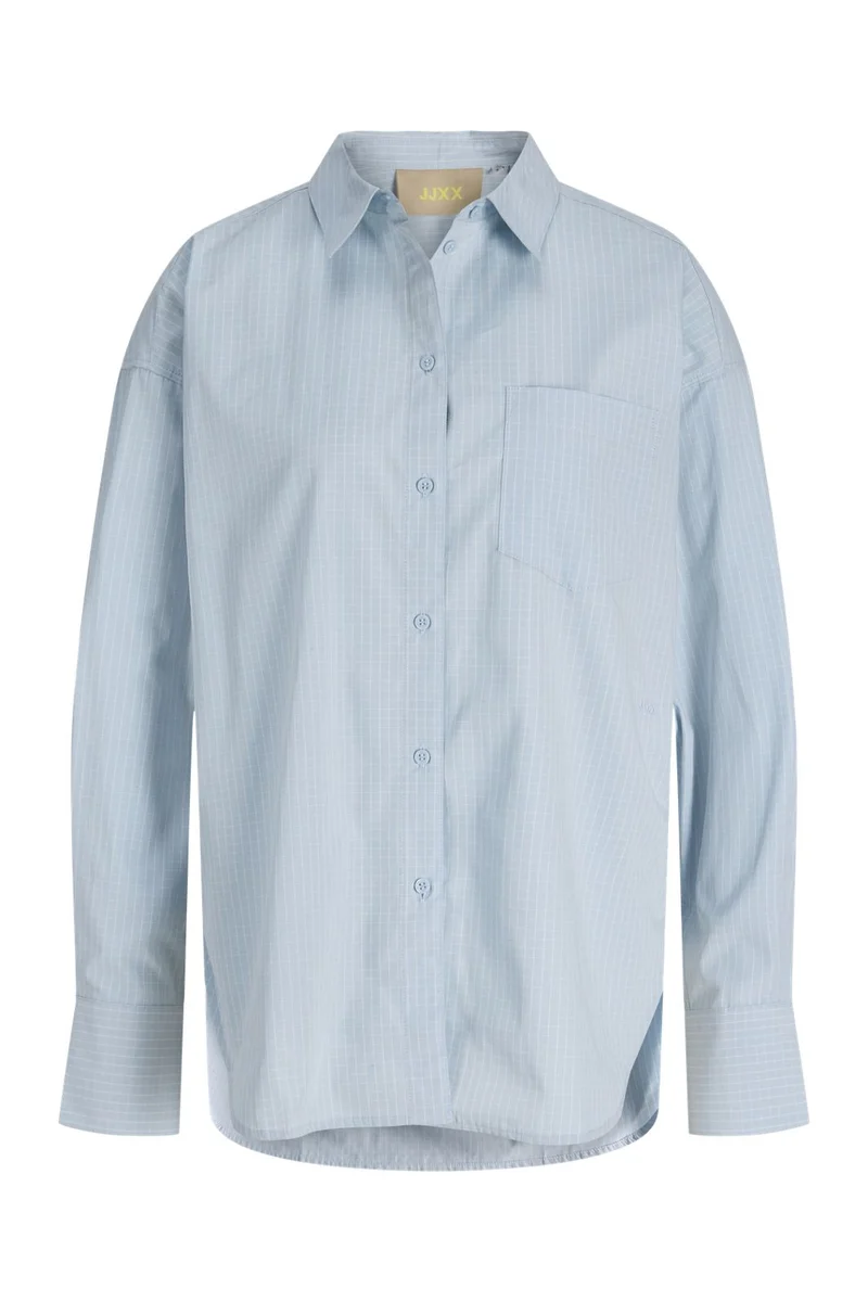 Jjxx - Jxjamie Ls Relaxed Poplin Shirt - 4903185 Skyway White