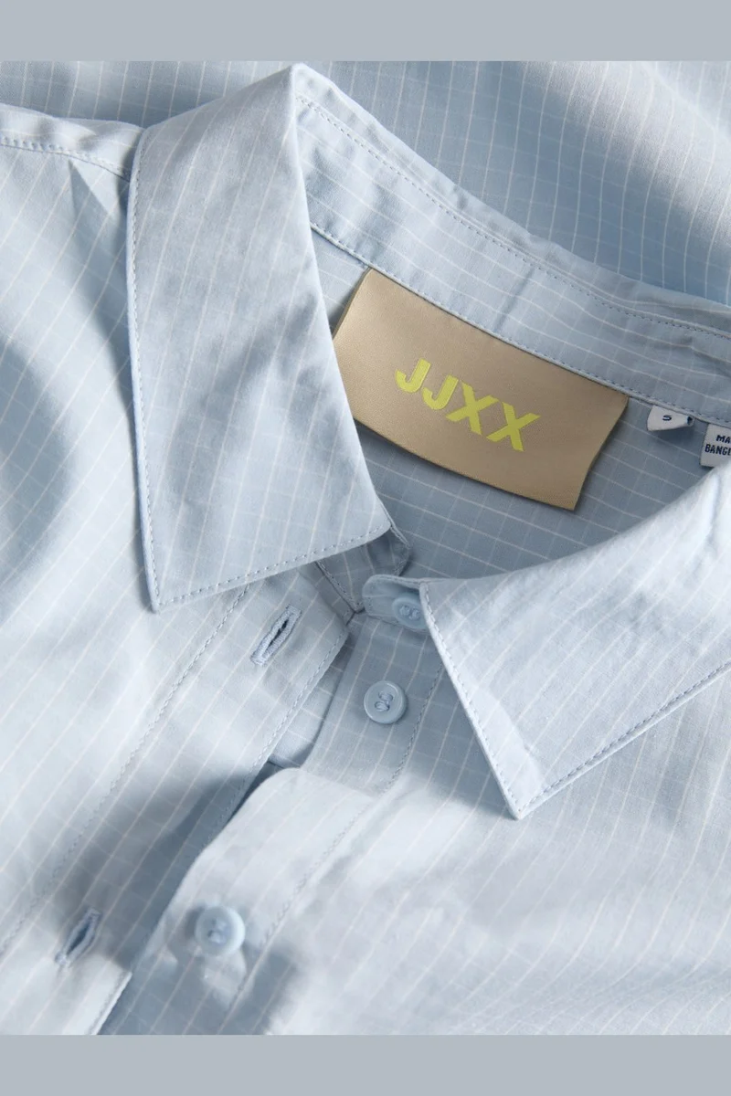 Jjxx - Jxjamie Ls Relaxed Poplin Shirt - 4903185 Skyway White