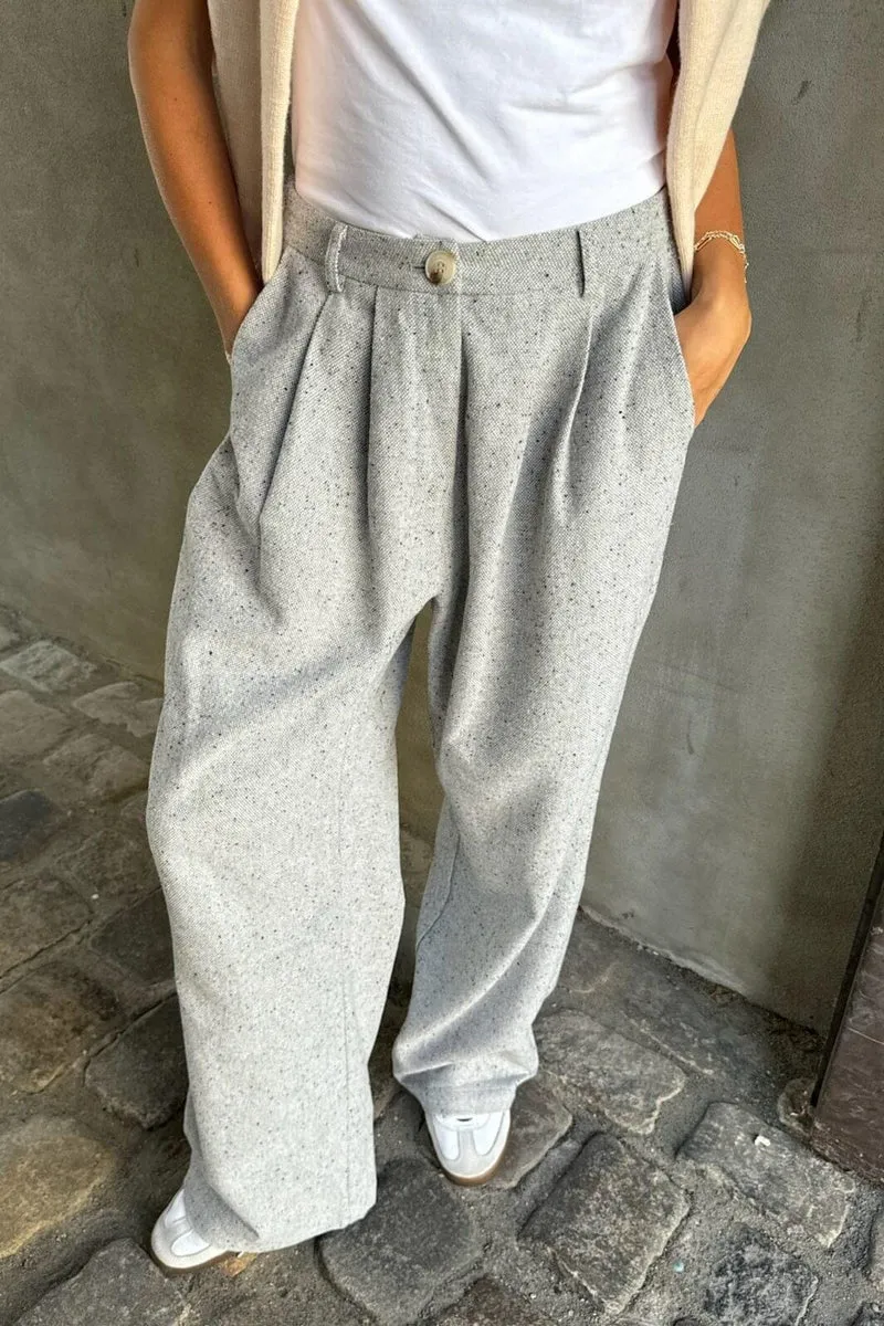BYIC - Claraic Pants - greym Grey Melange