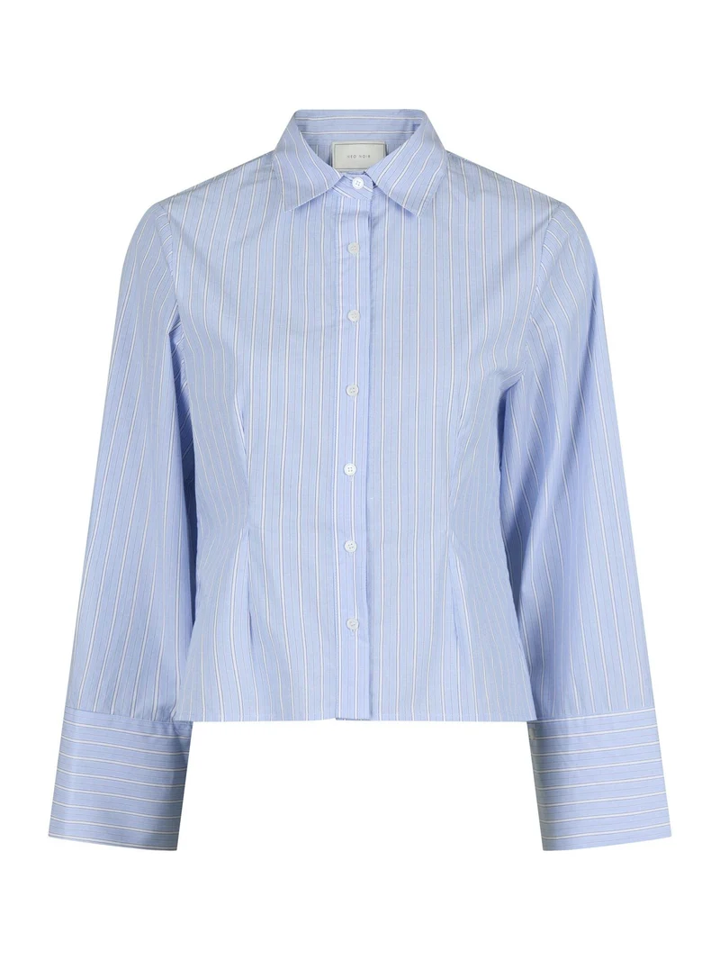Neo Noir - Rosa Stripe Shirt - Light Blue