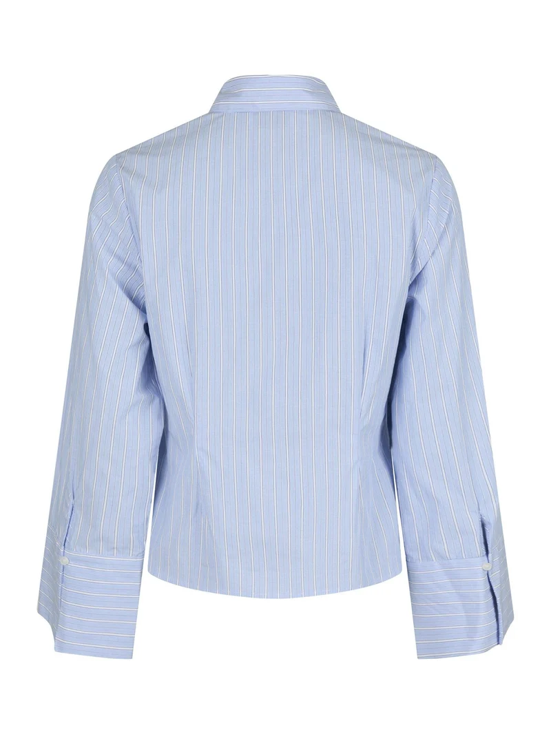 Neo Noir - Rosa Stripe Shirt - Light Blue
