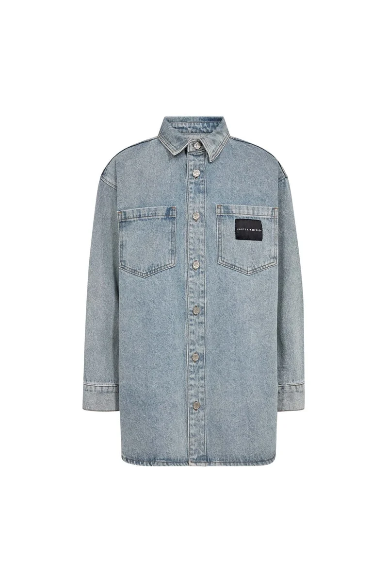 Haute L'Amitié - Miley Denim Shirt HL10531 - Bleached Denim