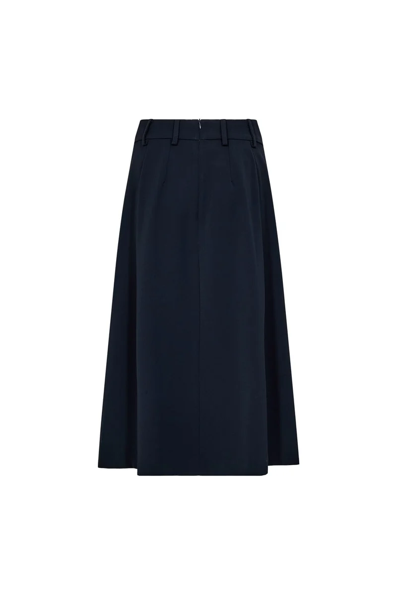Co´Couture - Anyacc Midi Pleat Skirt 44040 - 120 - Navy