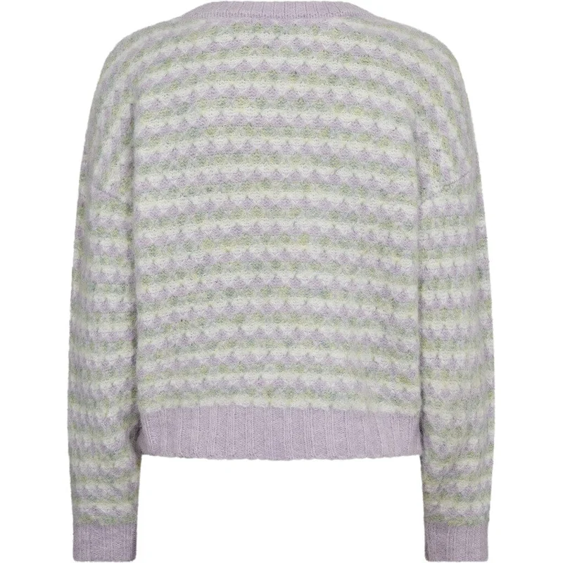 A-View - Sassi Knit Pullover AV7072 - 180 - Green/Purple