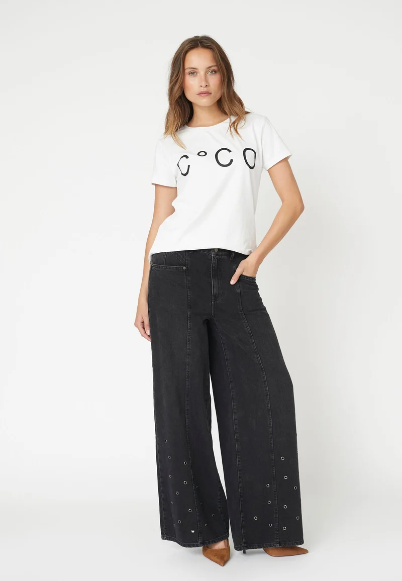 Co´Couture - Signaturecc New Tee 33200 - 4000 - White