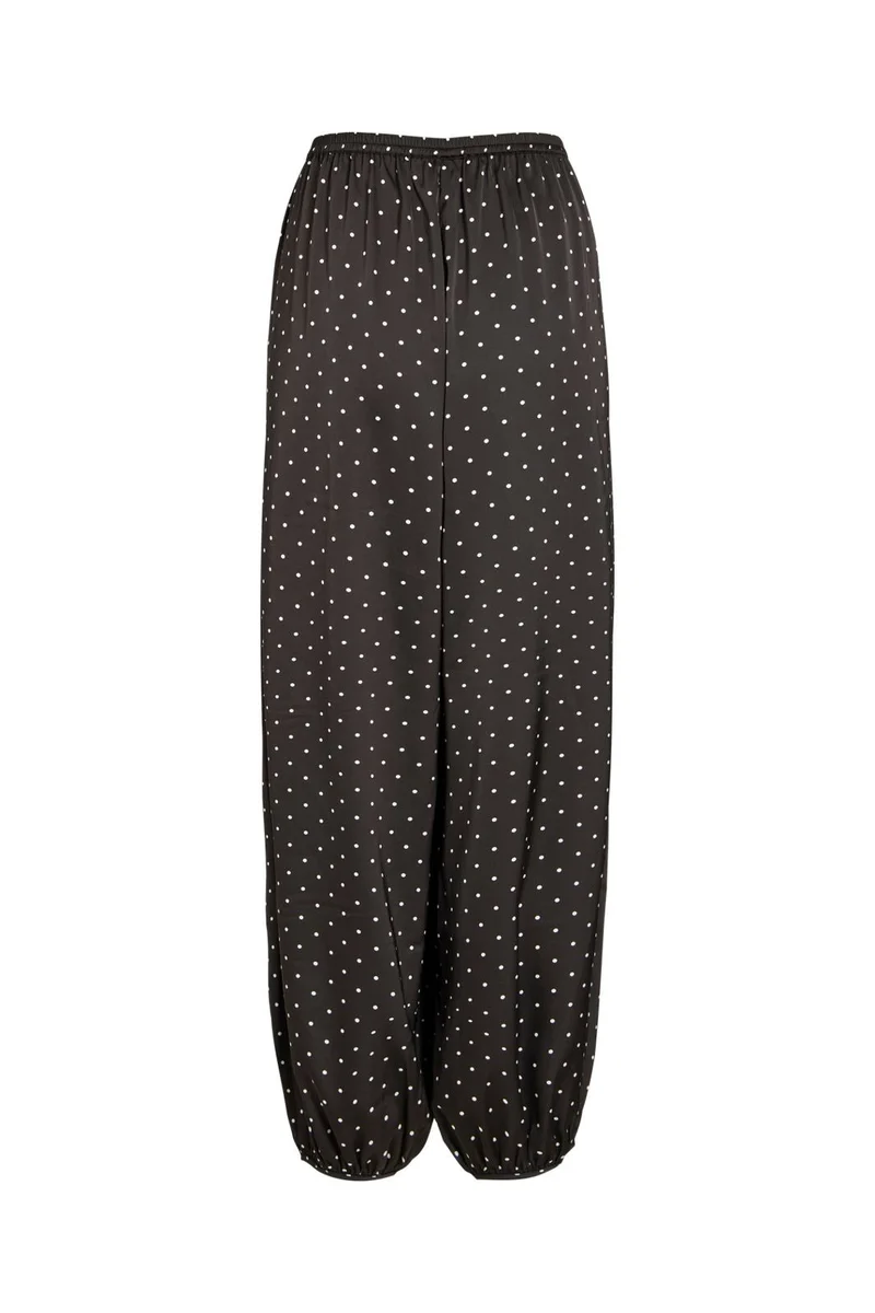 Vila - Visia Dot Balloon Pant - 5165184 Black White Dots