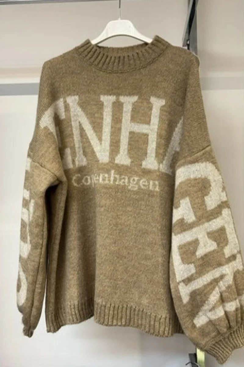 Marta Du Chateau - Mdcaria Knit 8111 - Fango/Beige