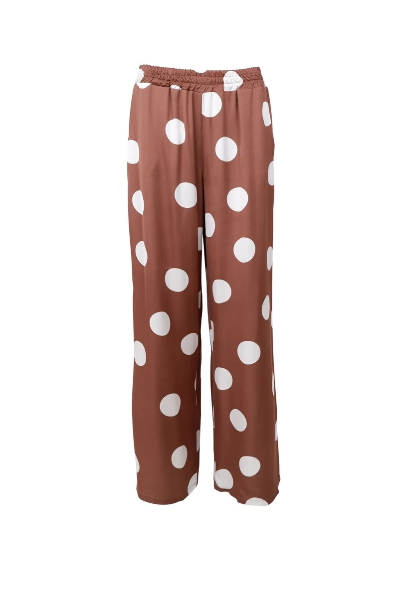 Black Colour - Bcmabel Pant 40990 - Mocca Dot