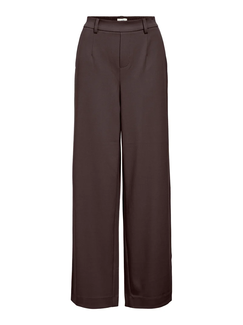 Object - Objlisa Wide Pant - 4856910 Seal Brown
